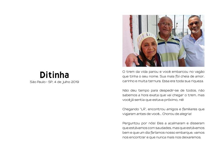 homenagem a ditinha laminas do album de aniversario de 90 anos da vó Maria Sao paulo SP album de fotos para leila por Clovis Augusto com a marca Mundareu Albuns