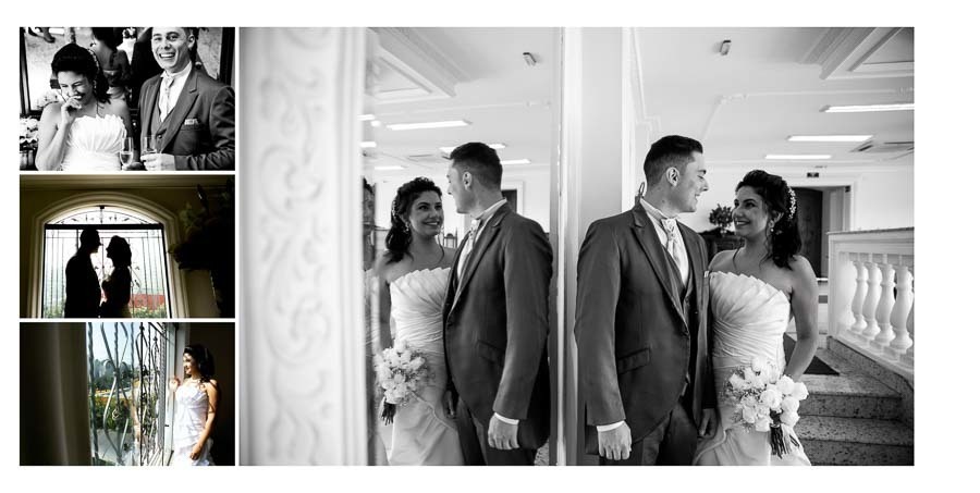 paginas em preto e branco do album de casamento nataly e rafael sao paulo SP album de fotos por Clovis Augusto com a marca Mundareu Albuns