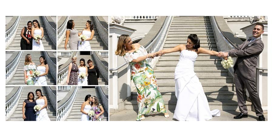 paginas do album de casamento nataly e rafael sao paulo SP album de fotos com abertura panoramica por Clovis Augusto com a marca Mundareu Albuns