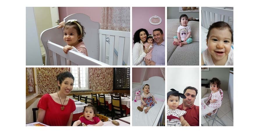 paginas do album com a familia e fotos de bebe alice puro amor santo andre sp abertura panoramica album infantil personalizado por clovis augusto