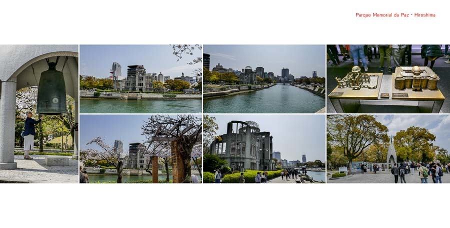 paginas do album de viagem aberto com as fotos do memorial em hiroshima album personalizado para iolanda são paulo sp album de fotos por Clovis Augusto com a marca Mundareu Albuns