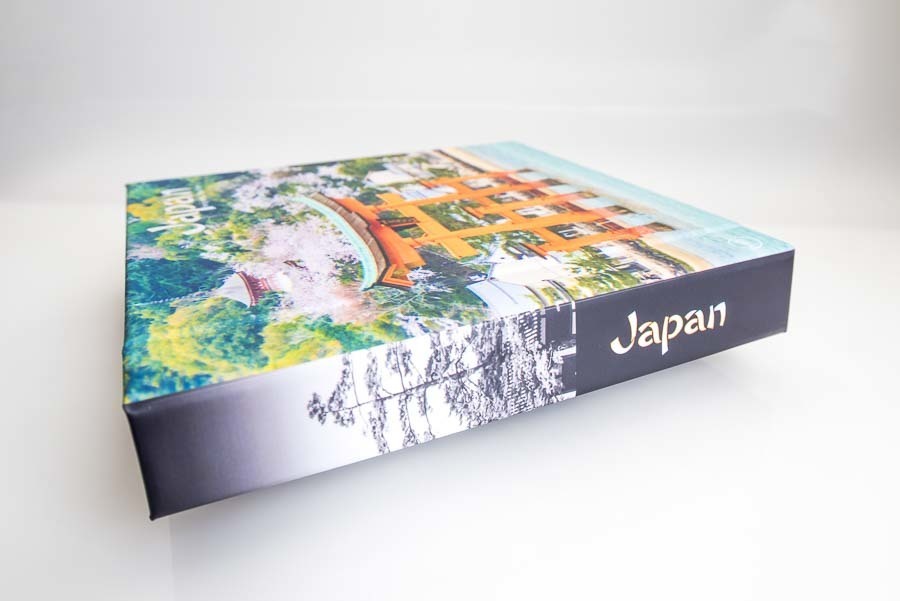 lombada e capa do album de viagem para o japao china estados unidos capa escolhida para iolanda são paulo sp album de fotos por Clovis Augusto com a marca Mundareu Albuns