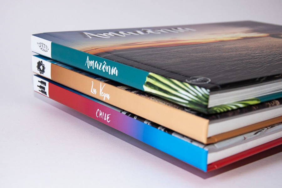 foto com detalhes da lombada dos 3 albuns de viagem amazonia chile las vegas fernando Silvana Santo Andre SP  3 albuns de fotos em santo andre sp por Clovis Augusto