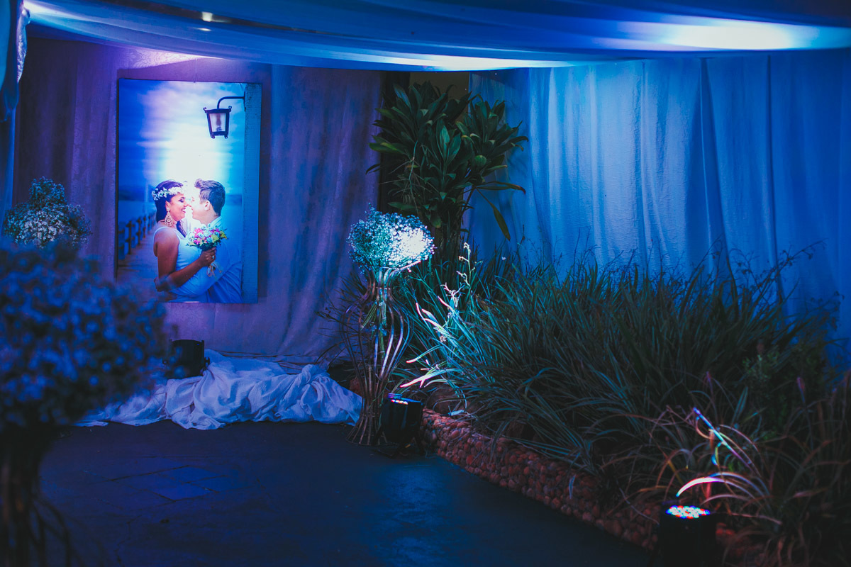 Hall de entrada da festa do casamento de Mayara de Jean