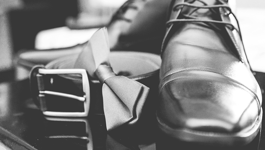 sapato gravata e sinto do noivo