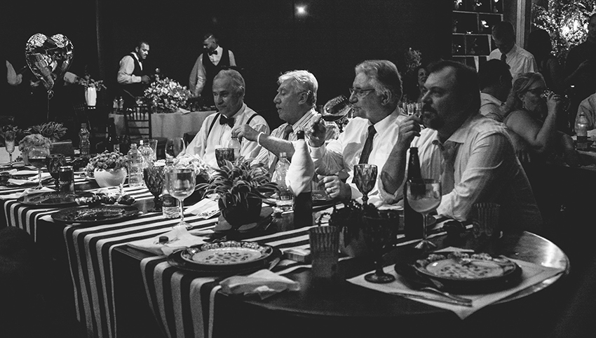 foto de casamento em preto e branco