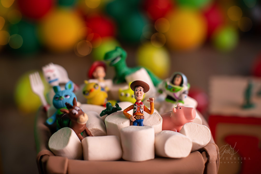 smash the cake toy story ensaio de aniversario de bebe de 1 ano
