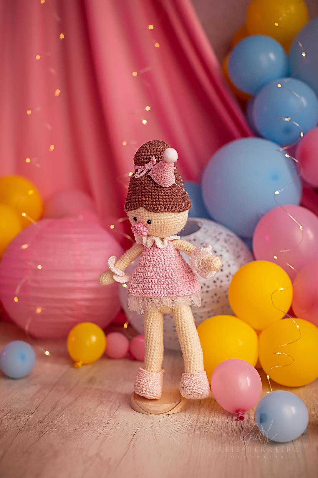 smash the cake circo rosa ensaio de aniversario