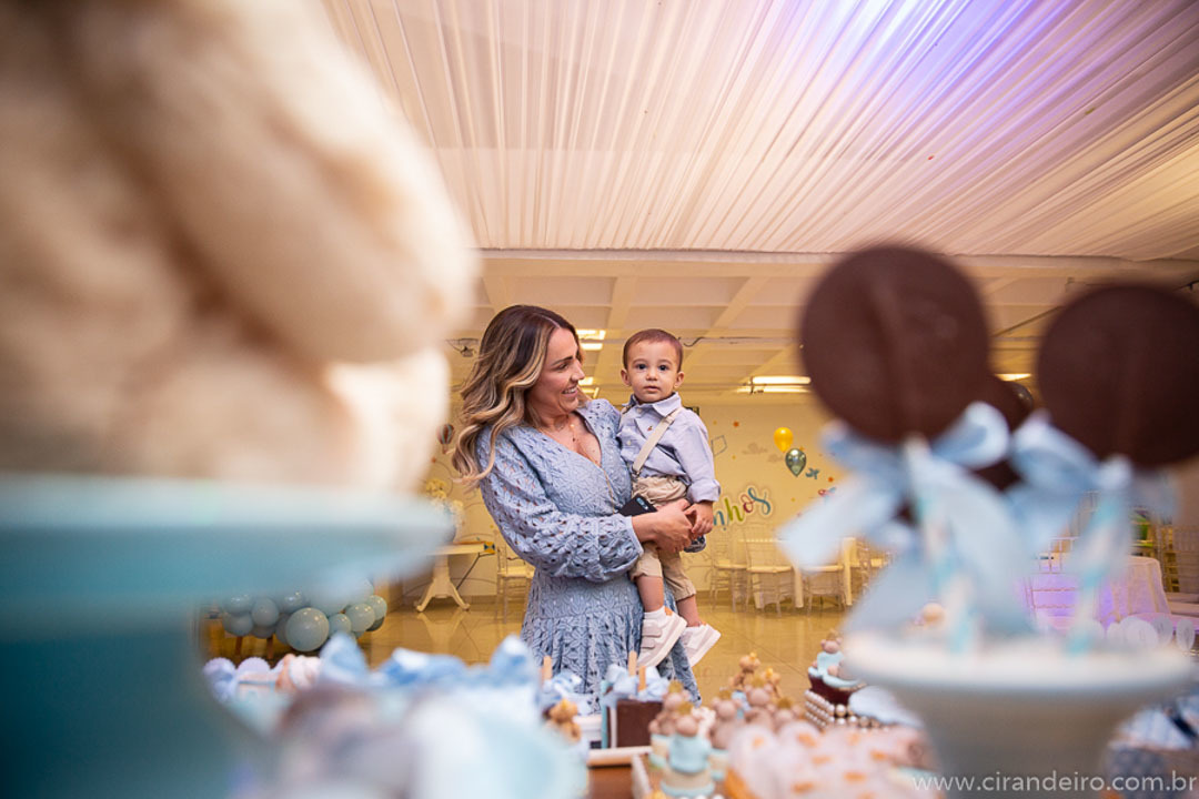 festa de aniversario de bebe menino de 1 ano com tema ursinho da realeza buffet vila dos sonhos