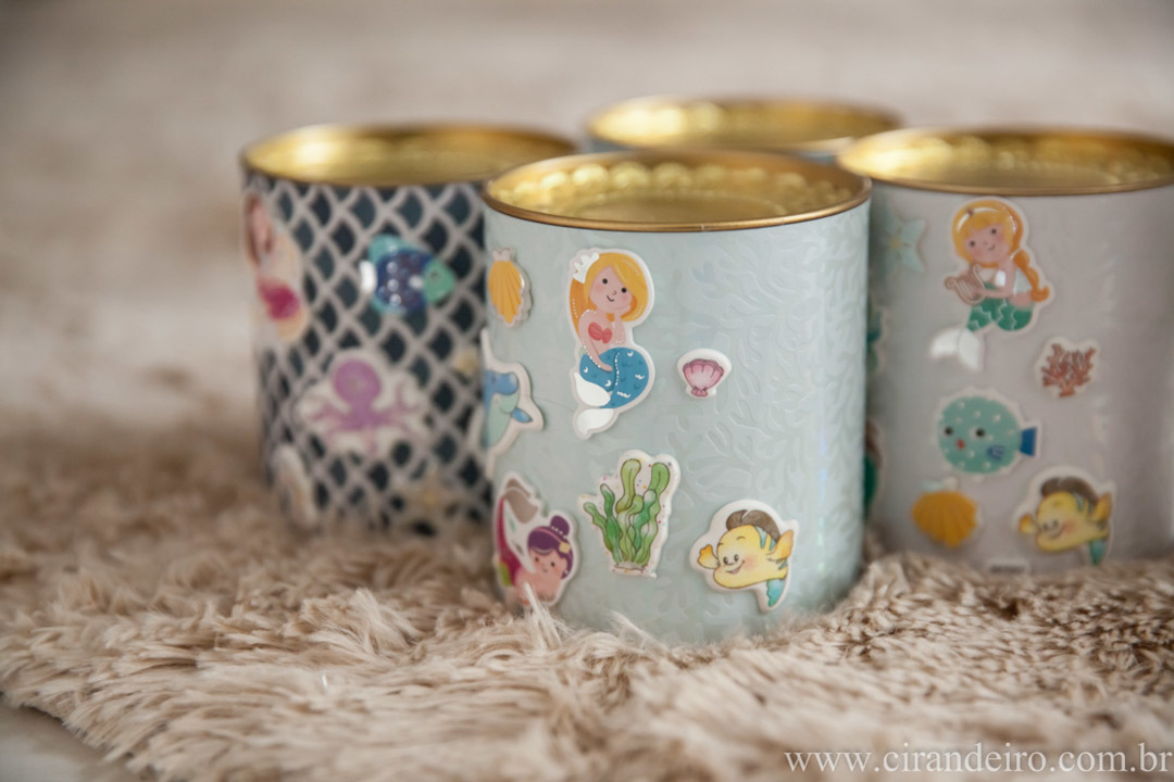 festa de aniversario em casa de bebe menina de 1 ano com tema fundo do mar