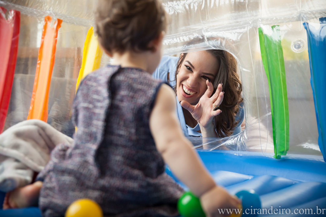 festa de aniversario em casa de bebe menina de 1 ano com tema fundo do mar
