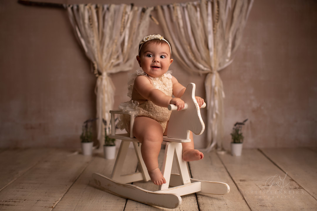 ensaio de bebe menina 6 meses