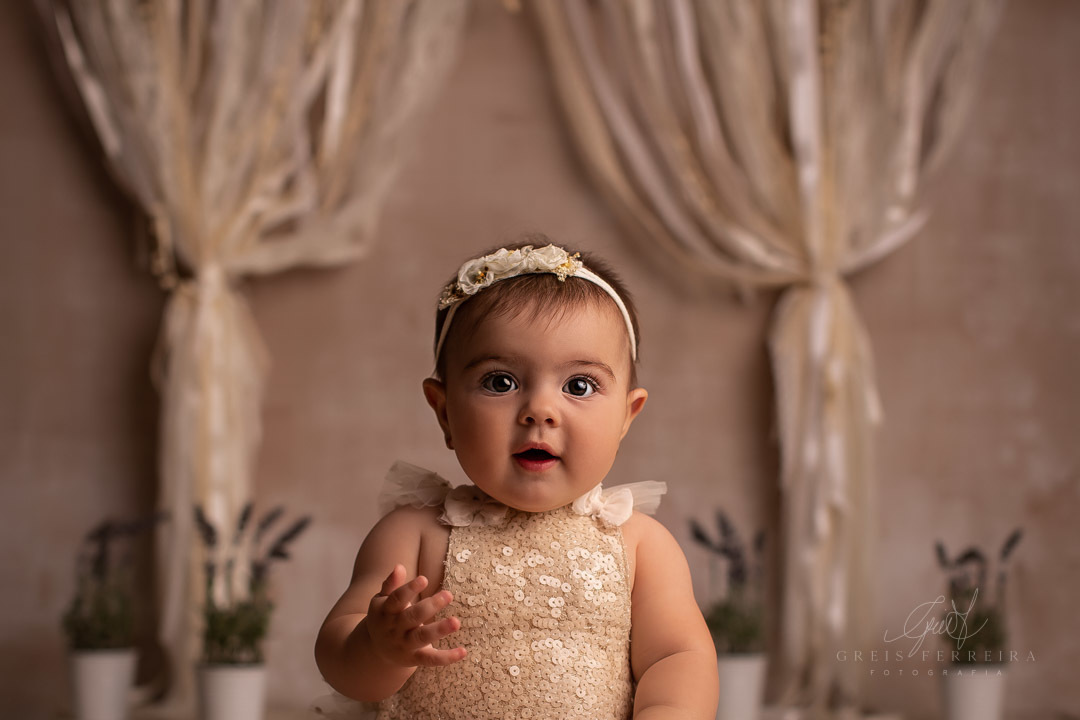 ensaio de bebe menina 6 meses