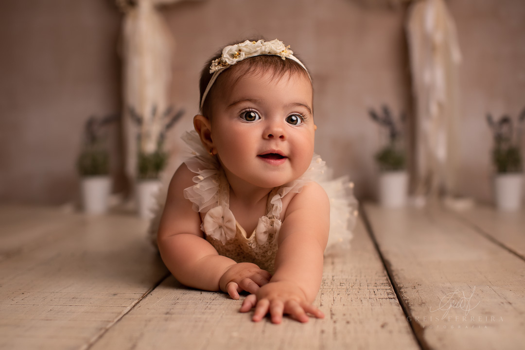 ensaio de bebe menina 6 meses