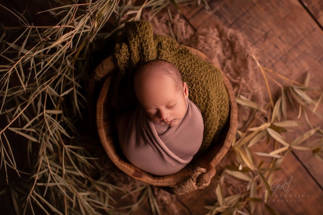 ensaio newborn recem nascido fotografia de bebe menina