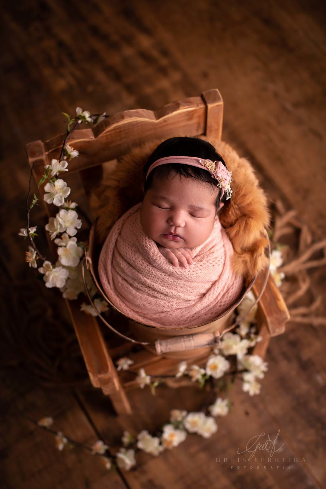 ensaio newborn recém-nascido menina