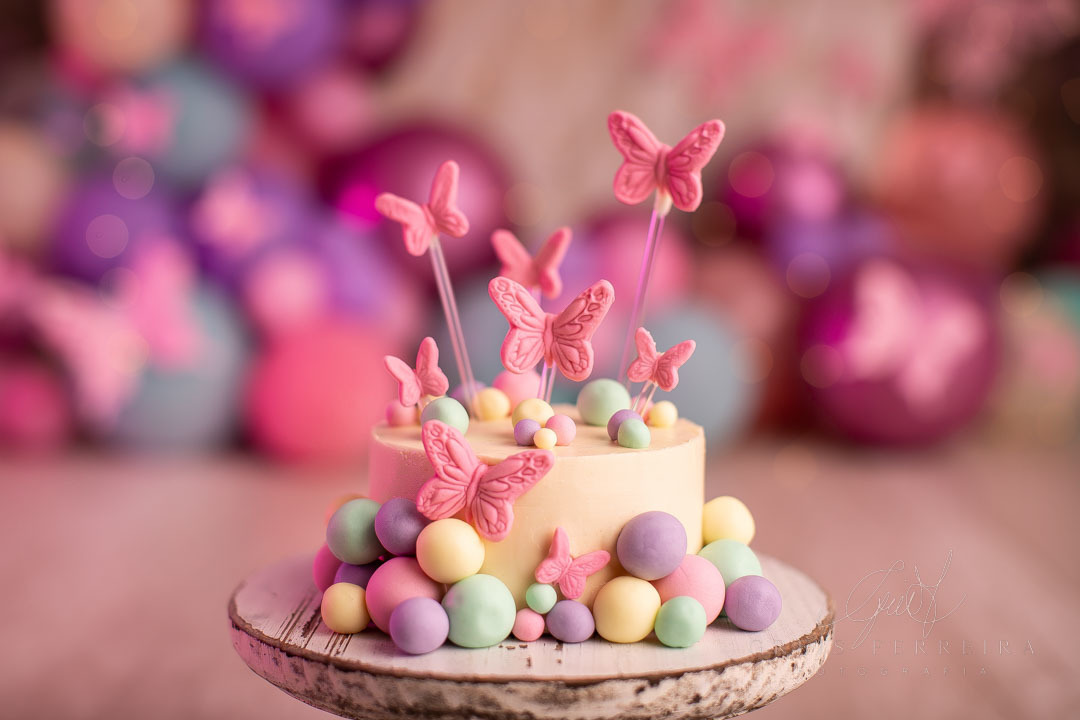 smash the cake borboleta