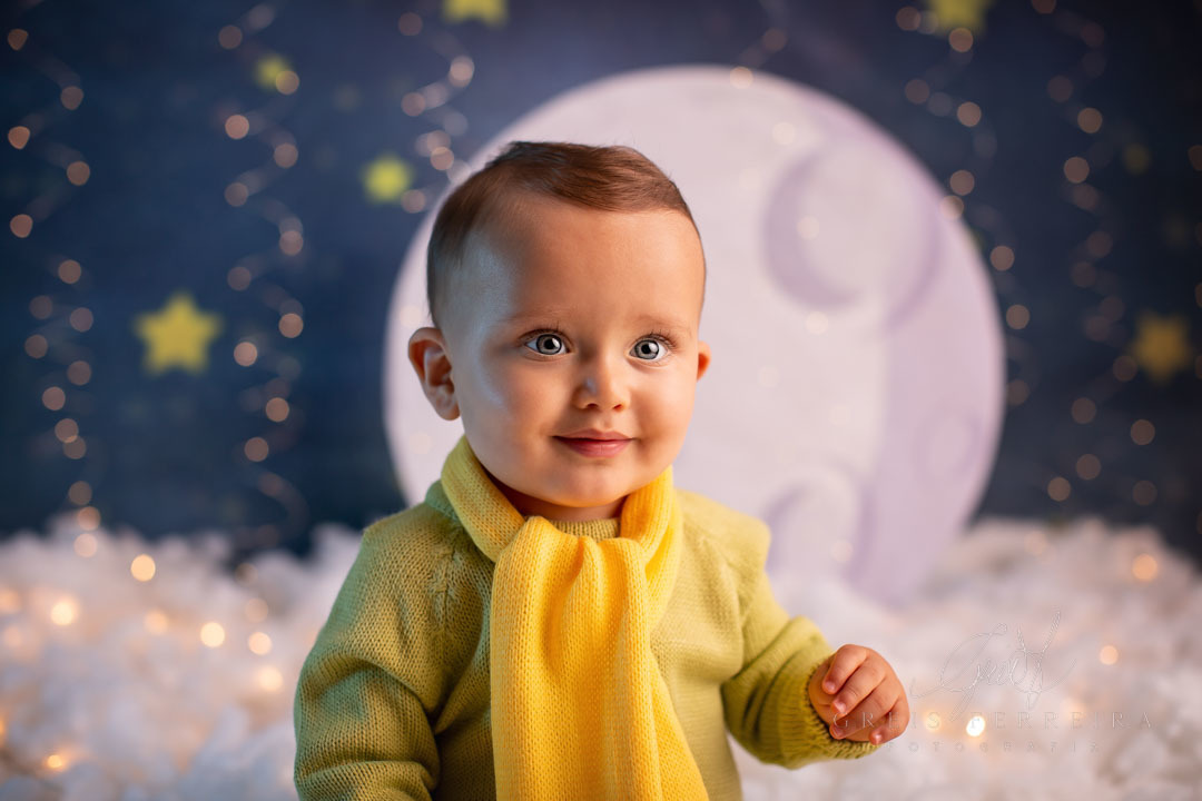 Pequeno Príncipe ensaio bebe 1 ano menino