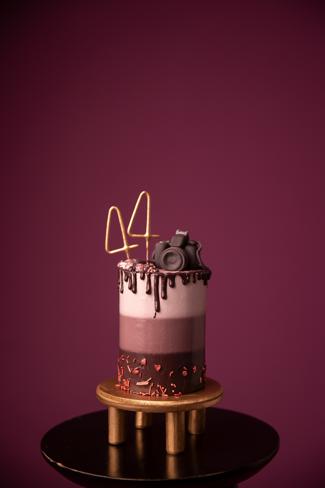 smash the cake 40 anos adulto mulher