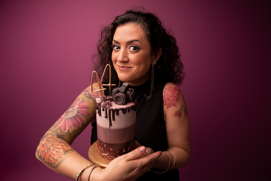 smash the cake 40 anos adulto mulher