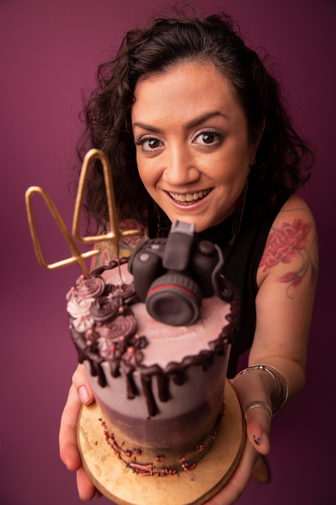 smash the cake 40 anos adulto mulher