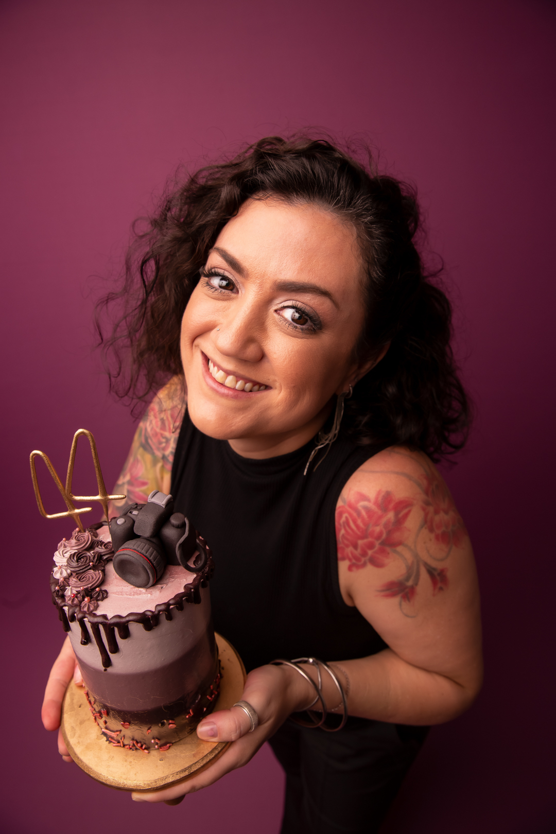 smash the cake 40 anos adulto mulher