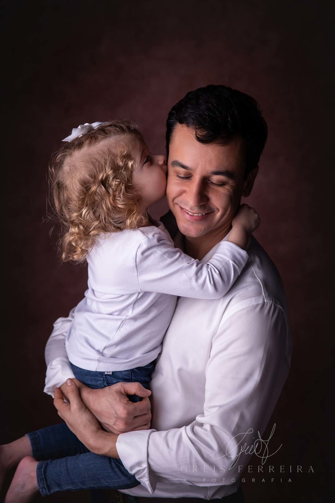 Ensaio Gestante 32 semanas foto pai filha