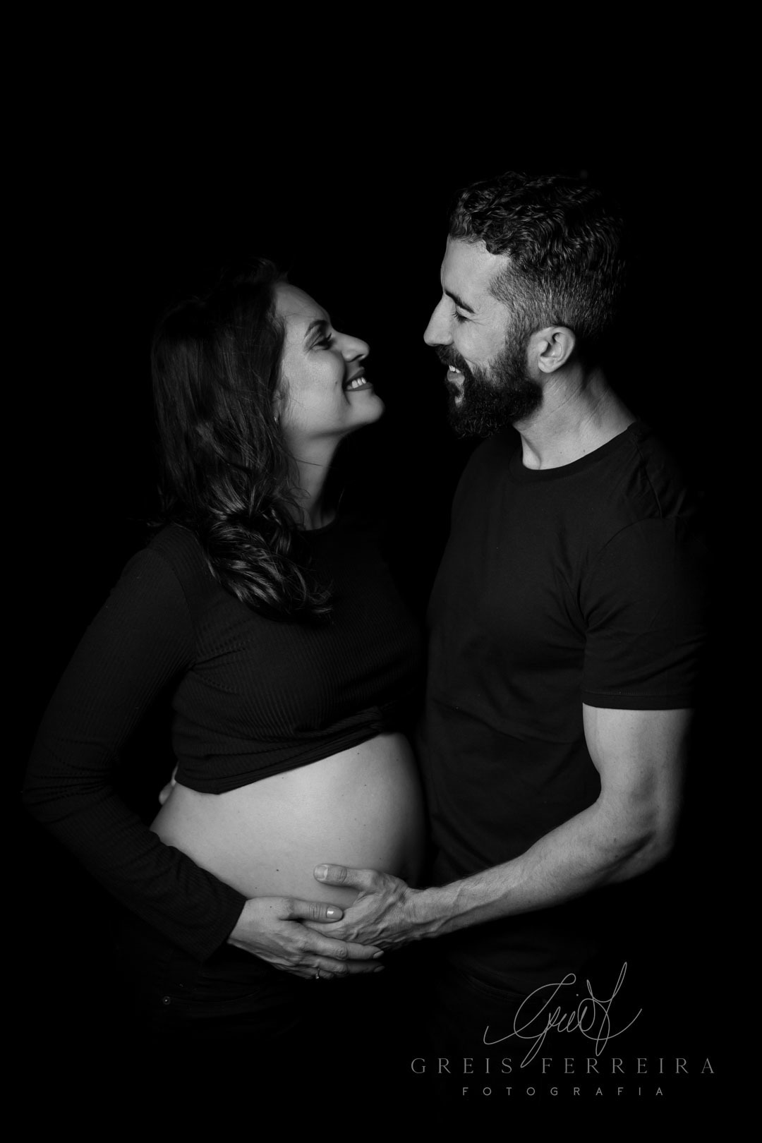 Ensaio Gestante 30 semanas foto gestação familia pai marido