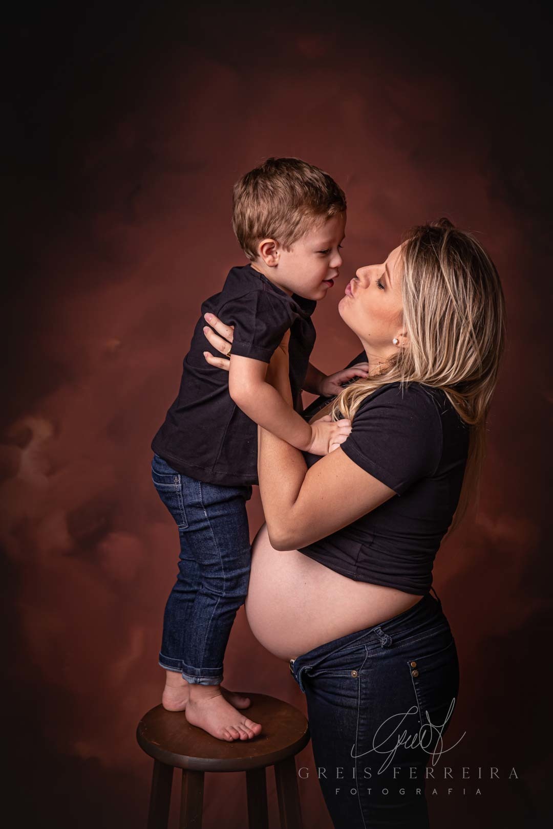 Ensaio Gestante 30 semanas foto gestação familia filho