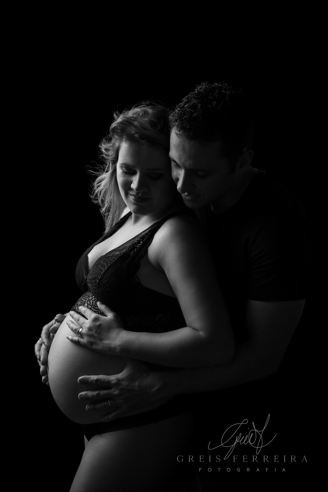 Ensaio Gestante 30 semanas foto gestação familia pai marido