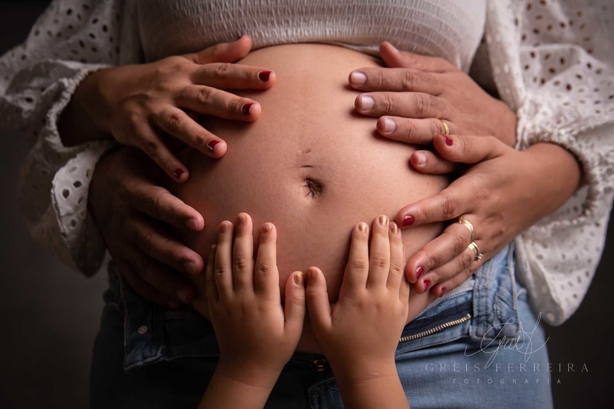 Ensaio Gestante 31 semanas foto gestação grávida familia pai marido filha