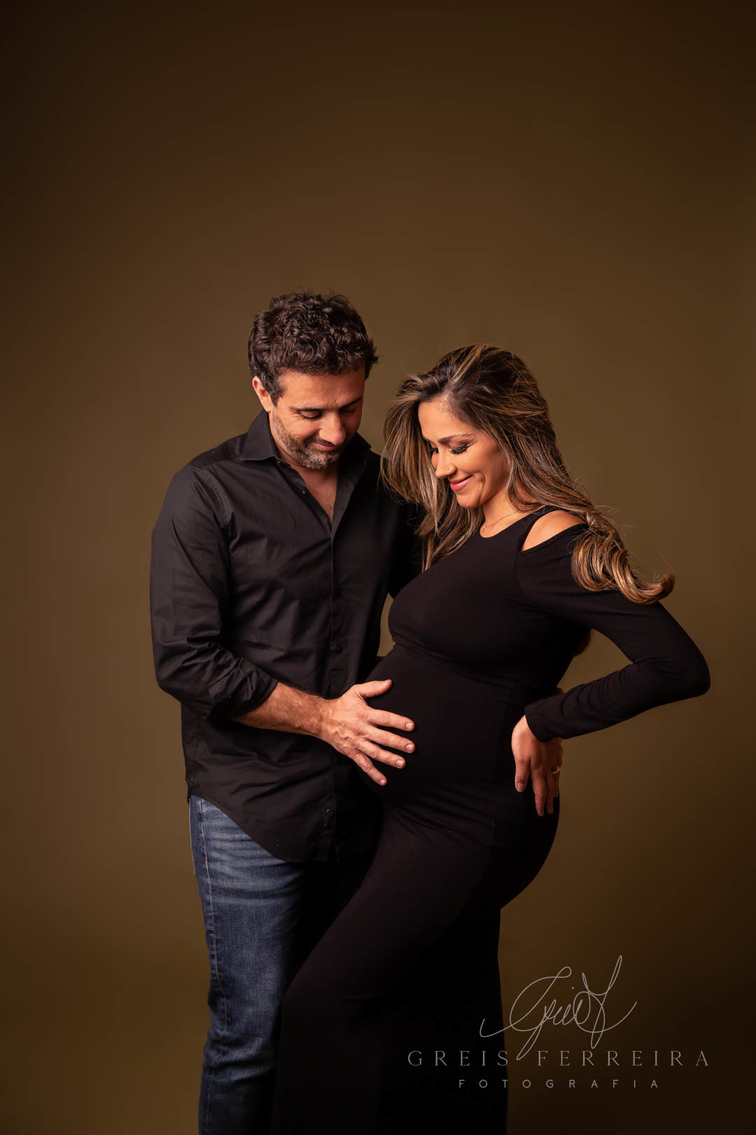 Ensaio Gestante 30 semanas foto gestação grávida familia pai marido