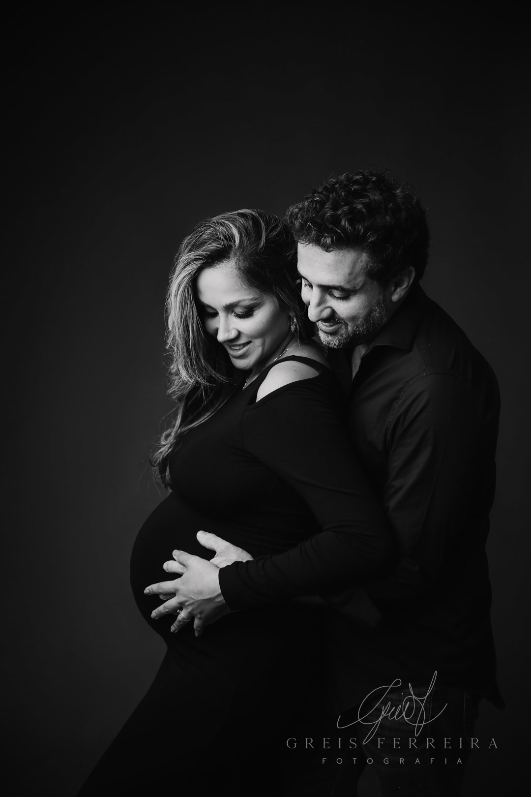 Ensaio Gestante 30 semanas foto gestação grávida familia pai marido