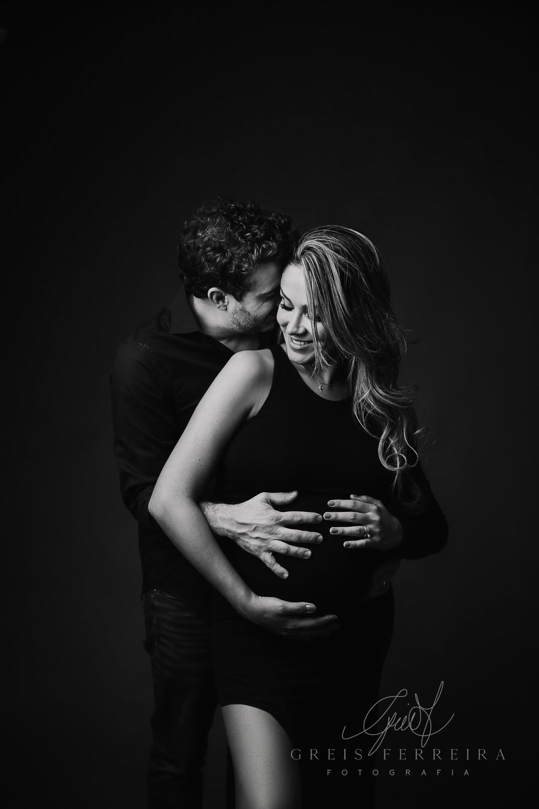 Ensaio Gestante 30 semanas foto gestação grávida familia pai marido