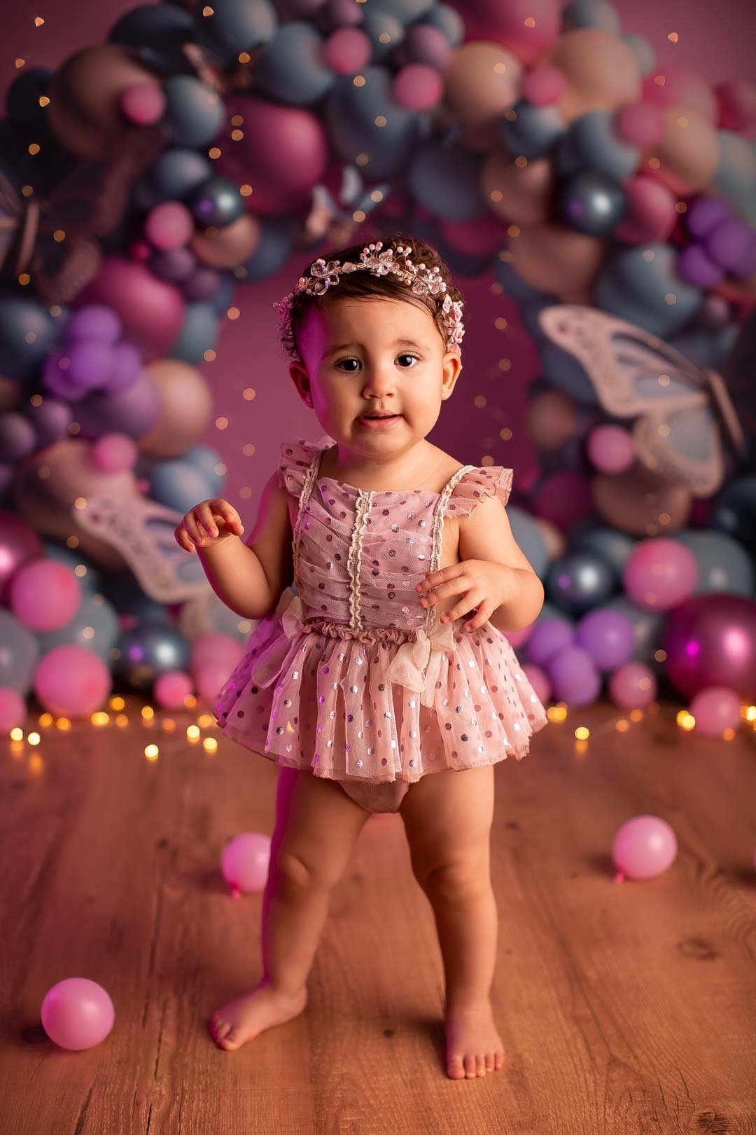 smash the cake ensaio bebe borboleta