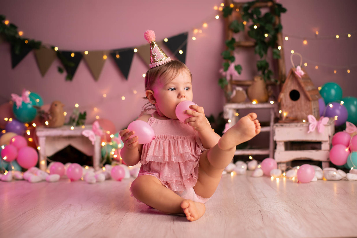 smash the cake jardim encantado menina 1 ano bebe 11 meses