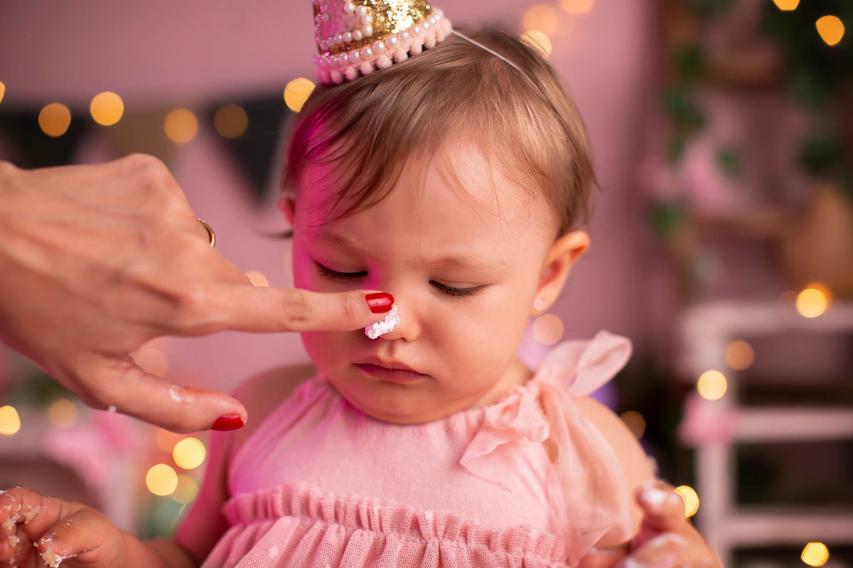 smash the cake jardim encantado menina 1 ano bebe 11 meses