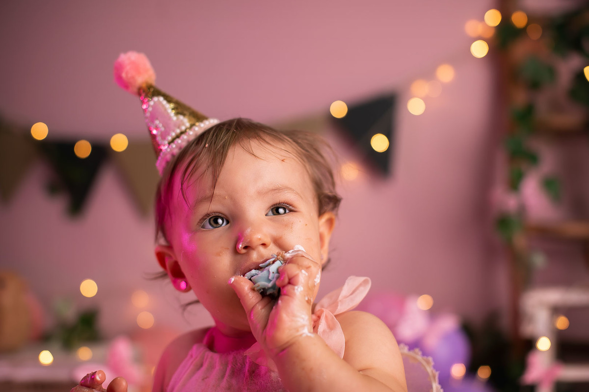 smash the cake jardim encantado menina 1 ano bebe 11 meses