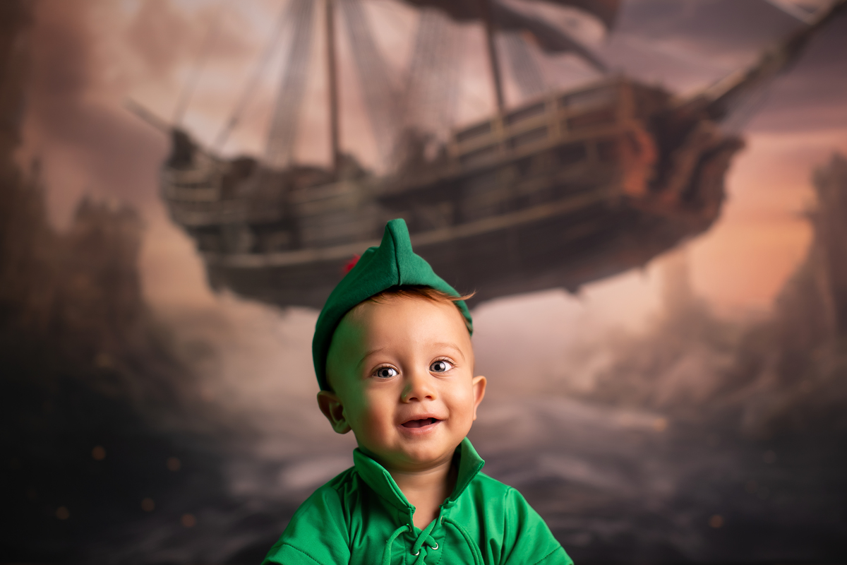 ensaio bebe peter pan 11 meses 