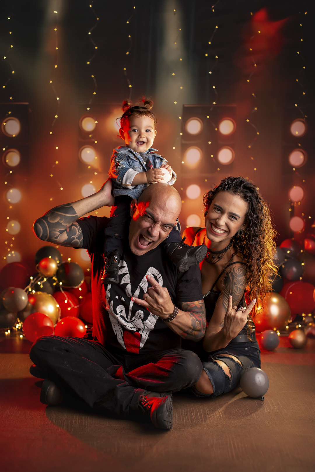 smash the cake fruit 1 ano menina rock familia mae pai