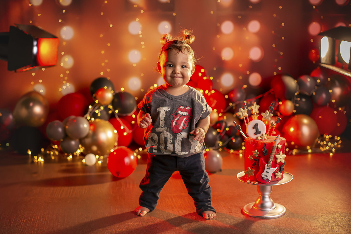 smash the cake fruit 1 ano menina rock