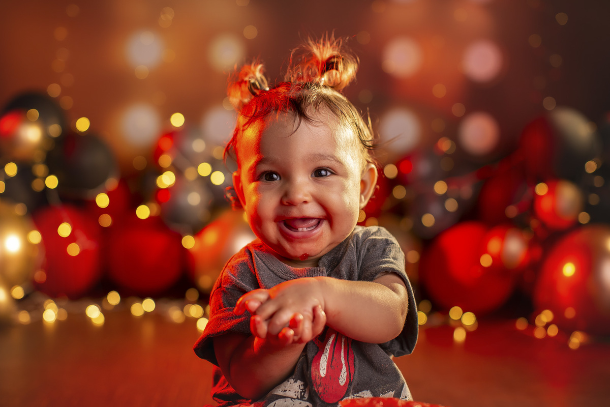 smash the cake fruit 1 ano menina rock