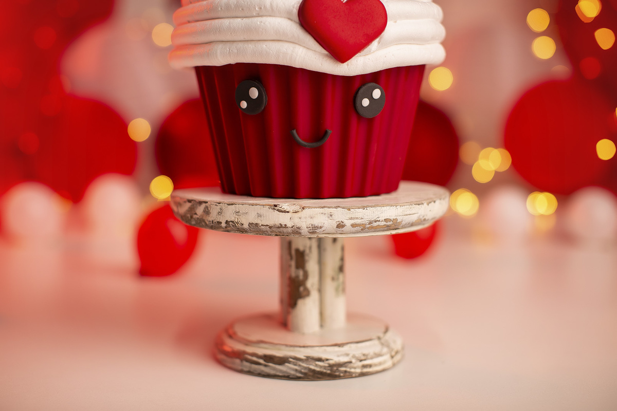 smash the cake coracao ensaio bebe 1 ano menina