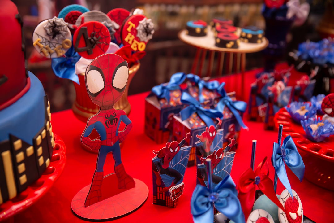festa de aniversario 4 anos homem aranha
