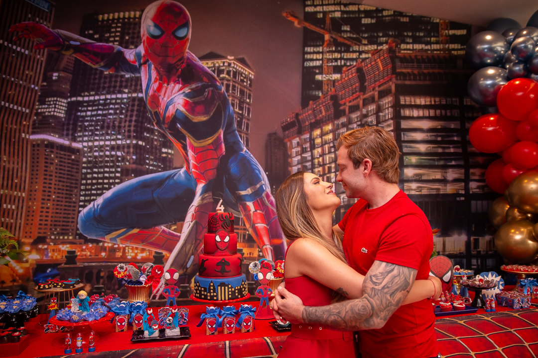 festa de aniversario 4 anos homem aranha
