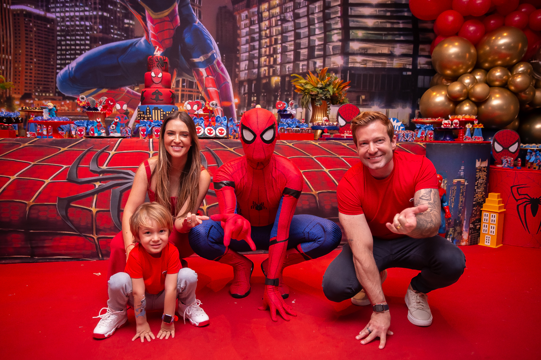 festa de aniversario 4 anos homem aranha