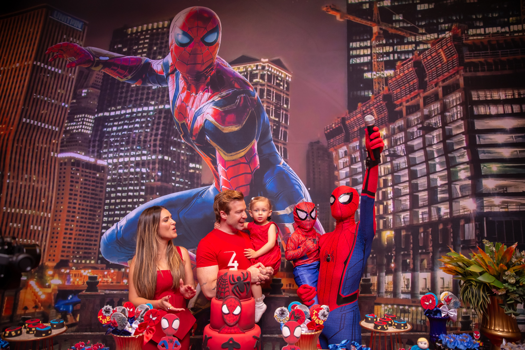 festa de aniversario 4 anos homem aranha