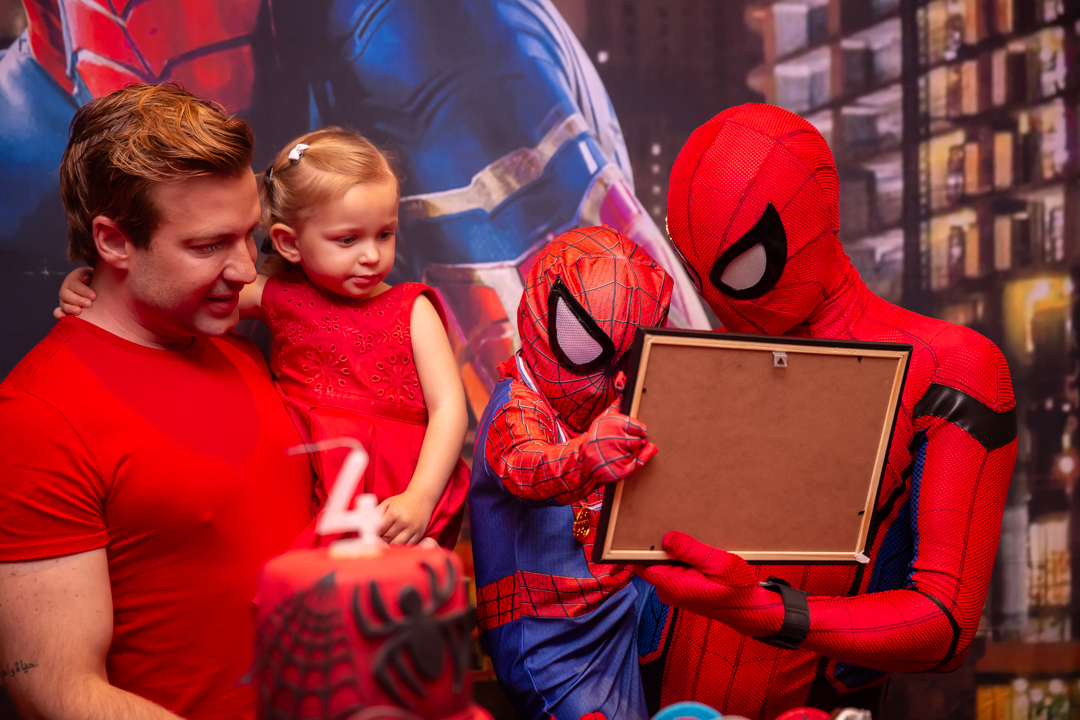 festa de aniversario 4 anos homem aranha