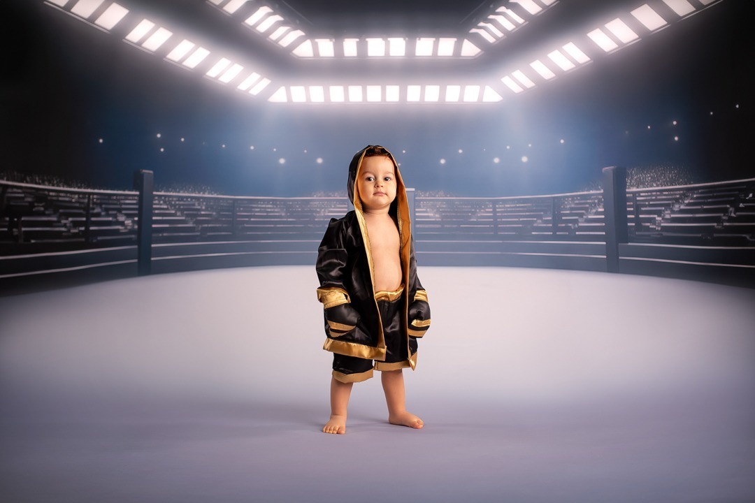 ensaio infantil luta box mma menino UFC