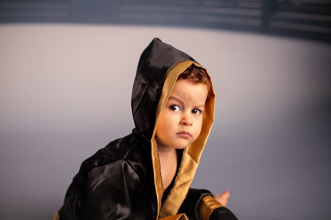 ensaio infantil luta box mma menino UFC